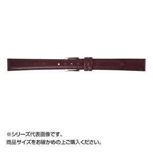 MIMOSA(ミモザ) 時計バンド キッド 10mm ワイン (美錠:銀) ZK-W10