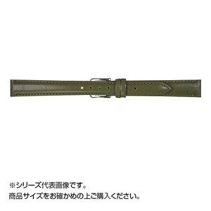 MIMOSA(ミモザ) 時計バンド キッド 12mm カーキ (美錠:銀) ZK-KH12