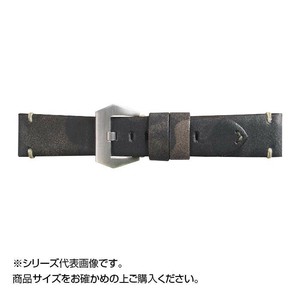 Emitta(エミッタ) 時計バンド ツヴァイ 24mm グレー (美錠:銀) ETP-ZG24