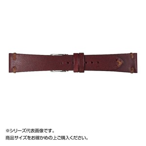 Emitta(エミッタ) 時計バンド ブッテーロ 20mm ワイン (美錠:銀) EB-W20