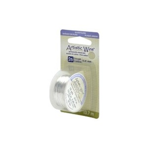 Artistic Wire(アーティスティックワイヤー) ノンターニッシュシルバー 0.4mm×約13.7m 26