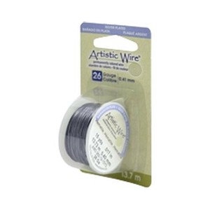 Artistic Wire(アーティスティックワイヤー) ヘマタイト 0.4mm×約13.7m 26