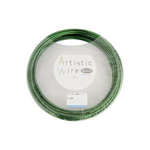Artistic Wire(アーティスティックワイヤー)　カラーアルミ線　グリーン　3.0mm×10m