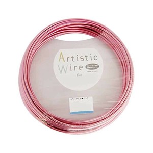 Artistic Wire(アーティスティックワイヤー)　カラーアルミ線　ピンク　1.0mm×10m
