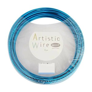 Artistic Wire(アーティスティックワイヤー)　カラーアルミ線　ブルー　1.0mm×10m