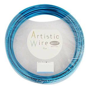 Artistic Wire(アーティスティックワイヤー)　カラーアルミ線　ブルー　2.0mm×10m
