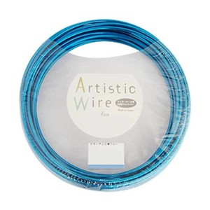 Artistic Wire(アーティスティックワイヤー)　カラーアルミ線　ブルー　3.0mm×10m