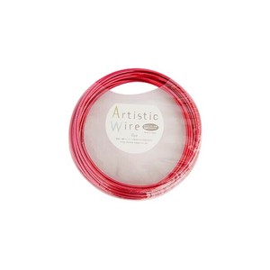 Artistic Wire(アーティスティックワイヤー)　カラーアルミ線　アカ　1.5mm×10m