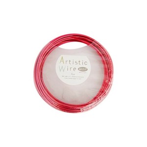 Artistic Wire(アーティスティックワイヤー)　カラーアルミ線　アカ　2.0mm×10m