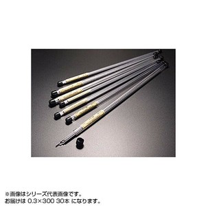 ピアノ線　塩ビ管入り　0.3×300　(30本入り)