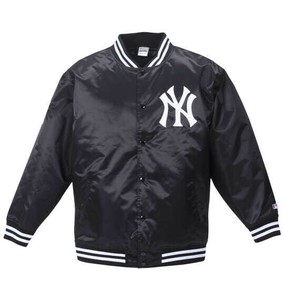 Fanatics ビッグサイズ メンズ ニューヨーク・ヤンキースサテンスタジアムジャケッ ブラック  3L 4L 5L 6L