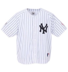 Fanatics 大きいサイズ メンズ ニューヨーク・ヤンキースベースボールシャツ ホワイト  3L 4L 5L 6L