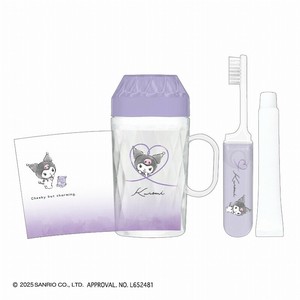 ■2025SS　新作■　サンリオキャラクターズ　ダイカット歯磨きセット　クロミ