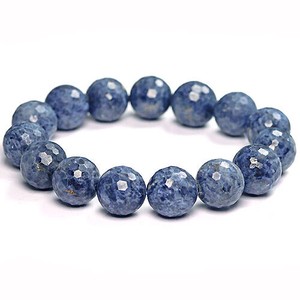 Gemstone Bracelet Sapphire Natural Stone 14mm