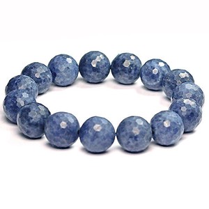 Gemstone Bracelet Sapphire Natural Stone 14mm