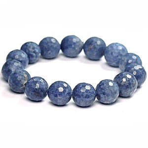 Gemstone Bracelet Sapphire Natural Stone 14mm