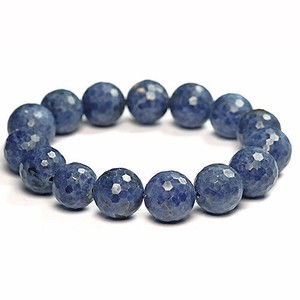Gemstone Bracelet Sapphire Natural Stone 14mm