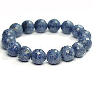 Gemstone Bracelet Sapphire Natural Stone 13mm