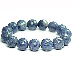 Gemstone Bracelet Sapphire Natural Stone 14mm