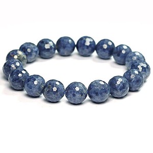 Gemstone Bracelet Sapphire Natural Stone 12mm