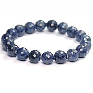 Gemstone Bracelet Sapphire Natural Stone 10mm