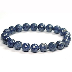 Gemstone Bracelet Sapphire Natural Stone 9mm