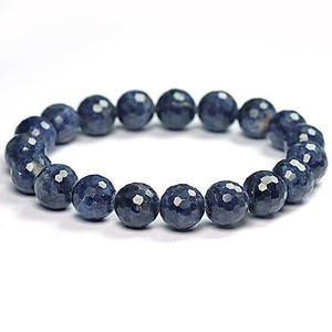 Gemstone Bracelet Sapphire Natural Stone 10mm