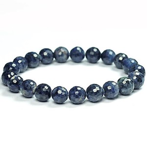 Gemstone Bracelet Sapphire Natural Stone 9mm