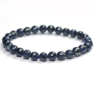 Gemstone Bracelet Sapphire Natural Stone 6mm