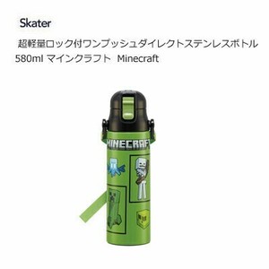 Water Bottle One-push Direct Skater Minecraft Limited 580ml