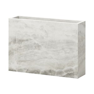 【クレイ　CLAY】　monotone　rectangle＿28L8W20H　WHITE　MARBLE