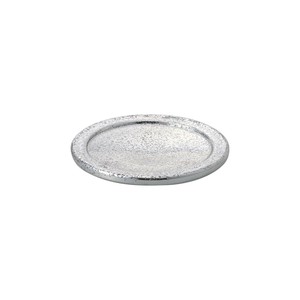 【クレイ　CLAY】　Glass　saucer＿10φ1H　SILVER