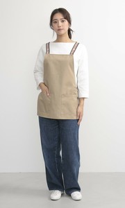 【ウェーブ】ちょいエプ2　ベージュ