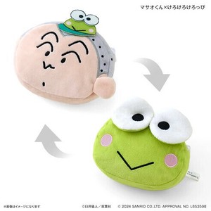 クレヨンしんちゃん×サンリオキャラクターズ リバーシブルポーチ マサオくん×けろけろけろっぴ