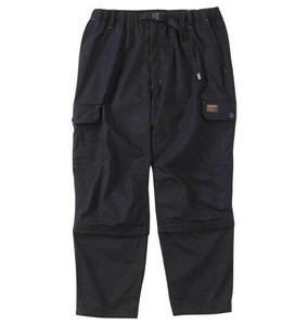 OUTDOOR PRODUCTS ビッグサイズ メンズ TCウェザー2WAYイージーカーゴパンツ ブラック  3L 4L 5L 6L 8L