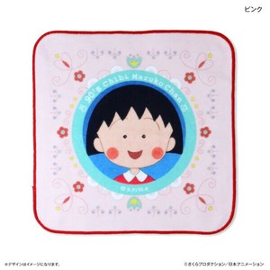 ハンドタオル ちびまる子ちゃん ピンク