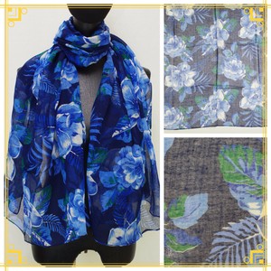 Stole Flower Floral Pattern Cotton [S/S NEW]