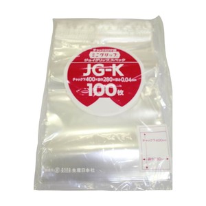 セイニチ チャック付ポリプロピレン袋 ミニグリップジョイグリップスペック 0.06タイプ JG-6K 100枚