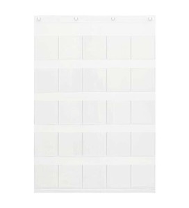 日本製　SAKI(サキ) DISPLAY STORAGE POCKET VERTICAL POSTCARD  25P S-524