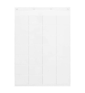 日本製　SAKI(サキ) DISPLAY STORAGE POCKET HORIZONTAL POSTCARD  28P S-525