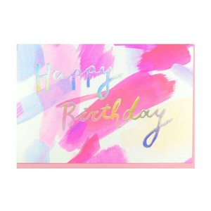 シックバースデーカード／ピンク