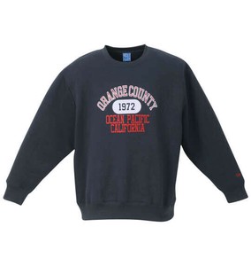 OCEAN PACIFIC ビッグサイズ メンズ 裏起毛クルーネックスウェット ネイビー  3L 4L 5L 6L 8L