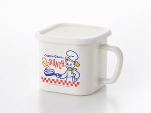 Enamel Storage Jar/Bag Square