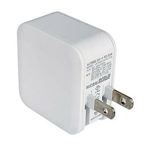 AC充電器 USB 2A+C PD20W リバーシブル WH AC-034