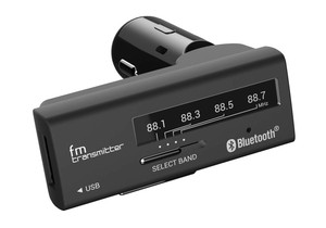 Bluetooth FMトランスミッター 4バンド USB1ポート 2.4A KD-189