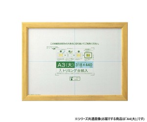 大仙　賞状額　カノエ　PET　箱入　A4(大)　ナチュラル　33J635E2500