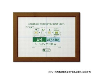 大仙　賞状額　カノエ　PET　箱入　A4(大)　ブラウン　33J635E2501