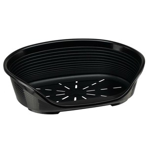 ファープラスト 犬用プラスチックベッド シエスタDX 2 ブラック 70202936