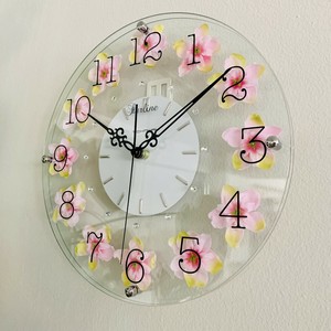 Wall Clock Pink Made in Japan Made in Japan