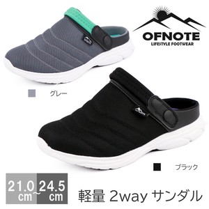 サンダル レディース メッシュ スリッパ 超軽量 2WAY 室内 屋外ビーチ 施設 クロッグ サボ 通気性